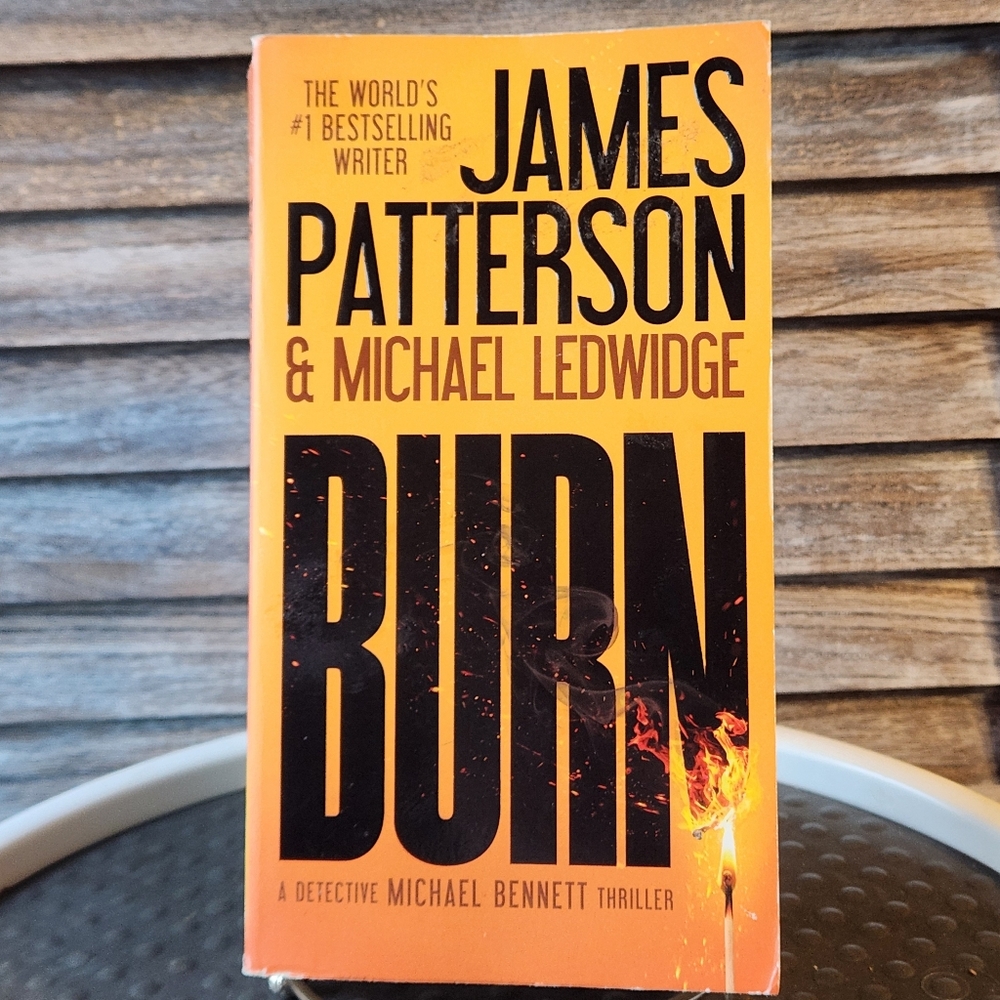 🔥 Burn by James Patterson Detective Thriller paperback book